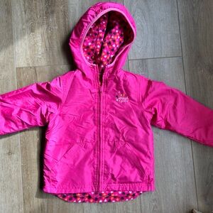 OshKosh B'gosh Hot Pink Hooded Puffer Jacket